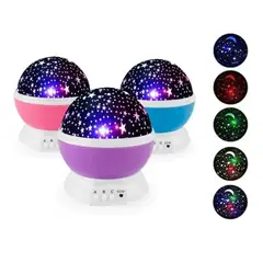 MOVI - Lampara Led Espantacucos Proyector Luz Estrellas Mesas Niños