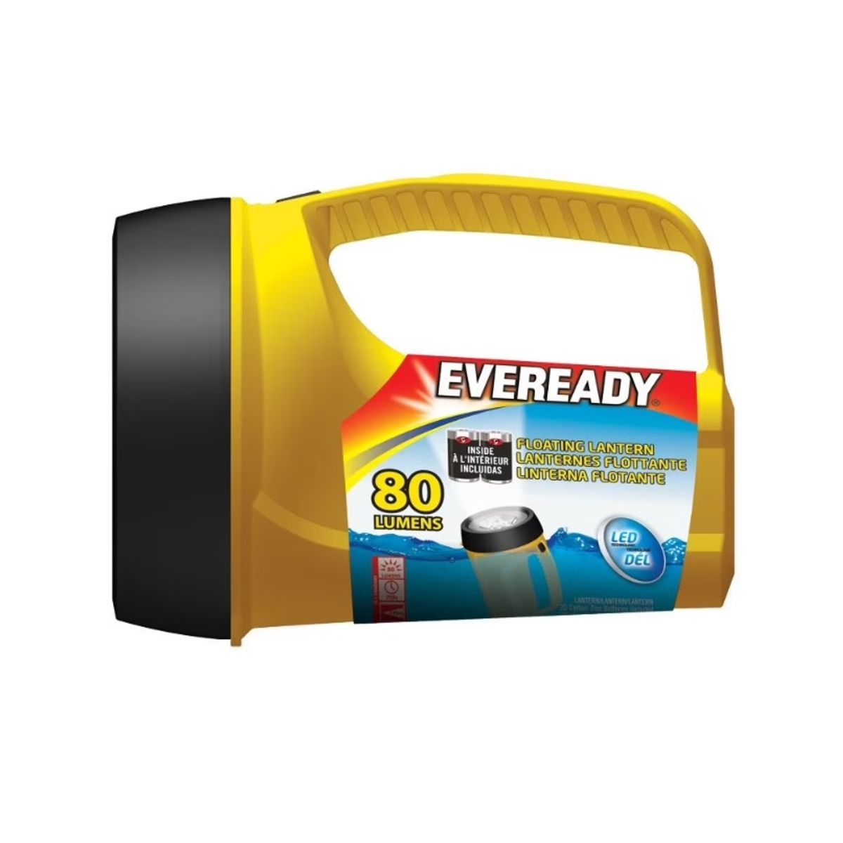 EVEREADY - Linterna Foco Eveready Flotante 80 Lúmenes