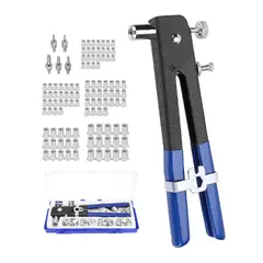 GENERICO - Kit Remachadora Tuerca Piezas M3 A M8 Remache Ciego 106pcs 5