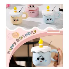 GENERICO - TAZAS PEQUEÑA HAPPY BIRTHDAY 400ML