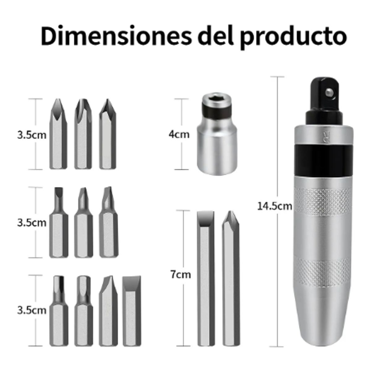 GENERICO - Set Destornillador De Precision Brooklyn Juego 13 Piezas