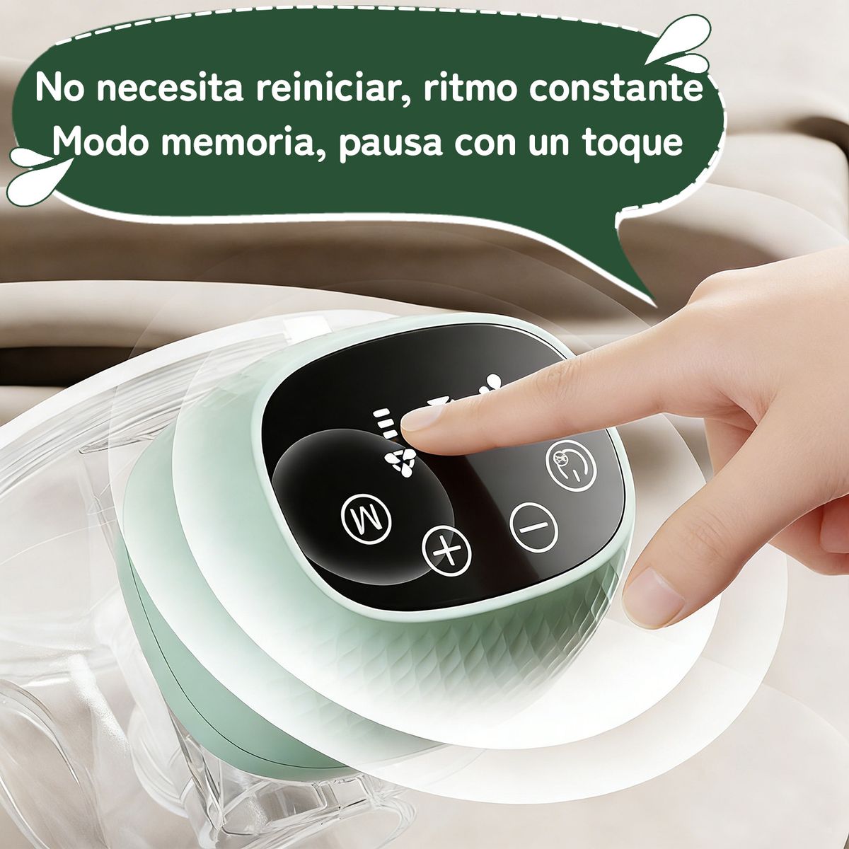 VIDITA - 2pcs Extractor De Leche Portátil Sacaleche Eléctrico 150ml