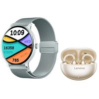 TA140 Audífonos y Toumi Fit Pro Reloj inteligente Blanco