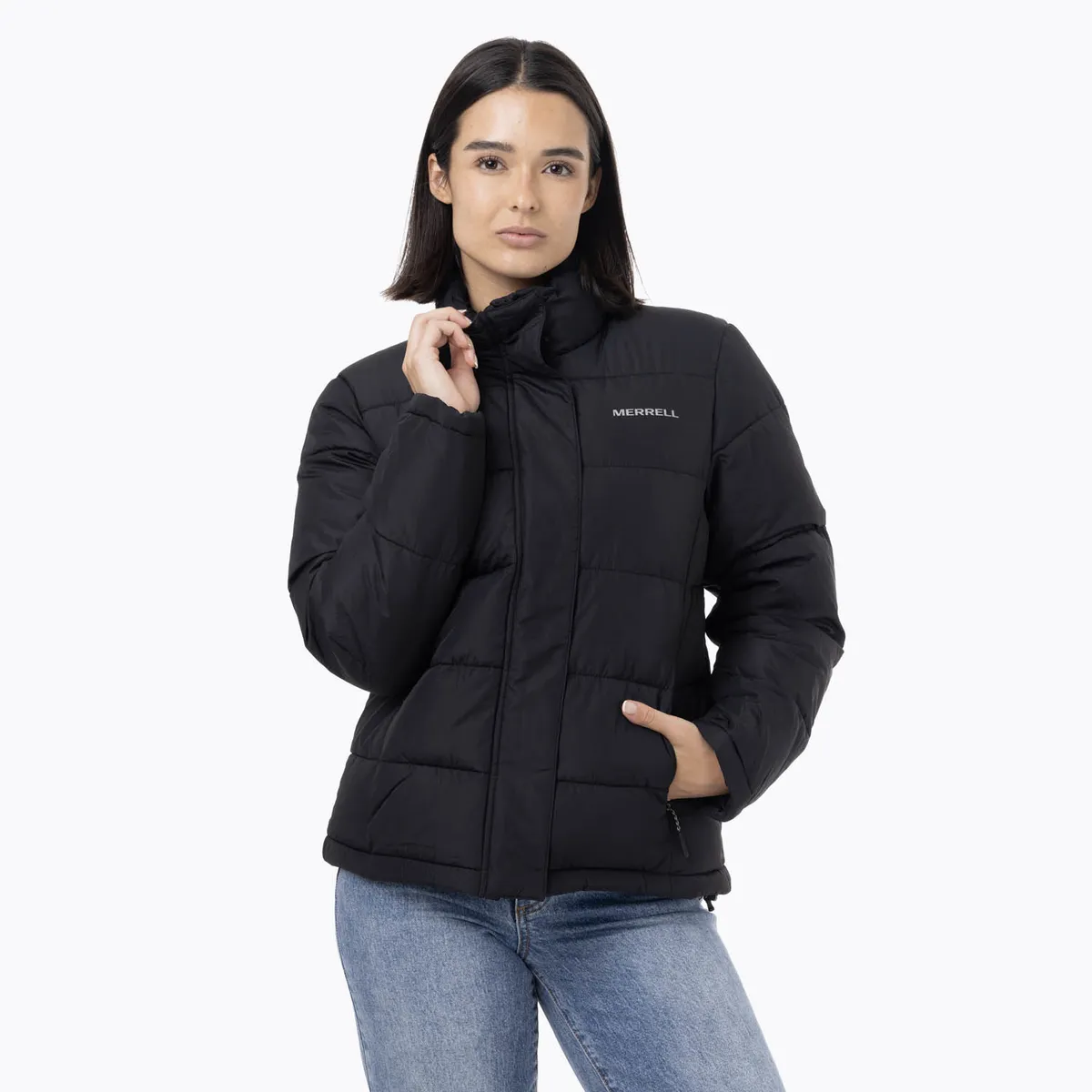 MERRELL - Parka Mujer Puffa Negro MERRELL
