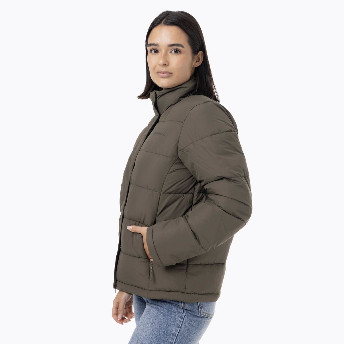 MERRELL - Parka Mujer Puffa Verde MERRELL