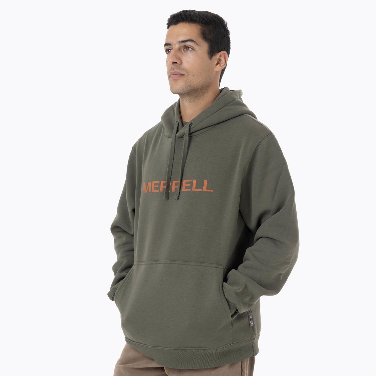 MERRELL - Polerón Hombre Logo Hoodie Verde MERRELL