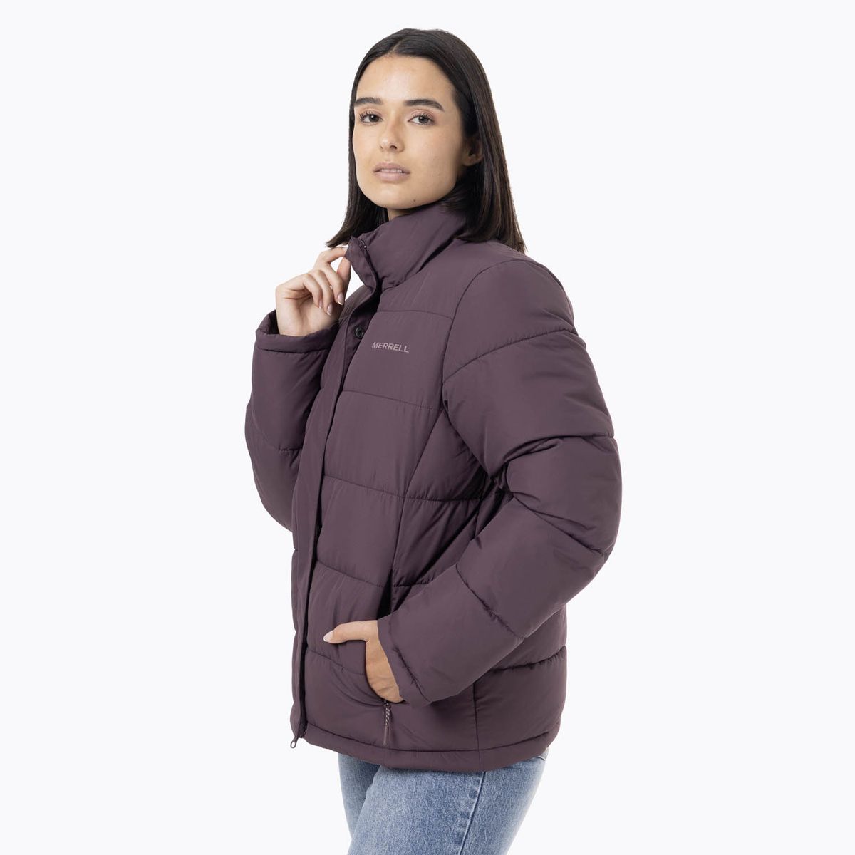 MERRELL - Parka Mujer Puffa Morado MERRELL