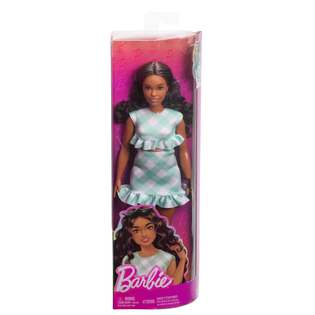 BARBIE - Barbie Fashionistas - 240 - Falda Y Blusa Verde + Lentes