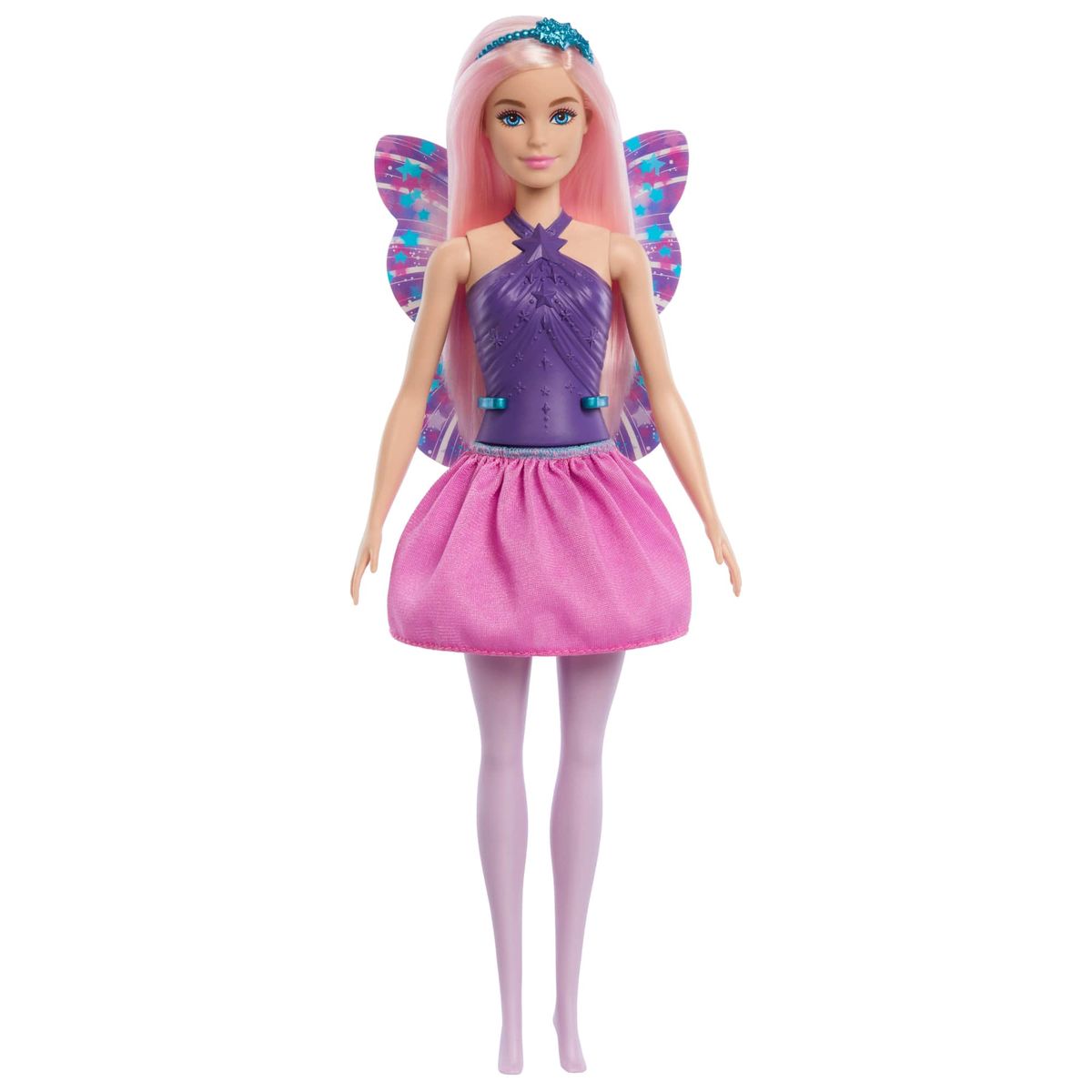 BARBIE - Barbie Dreamtopia Bailarina Hada - Pelo Rosa - Alas Morada