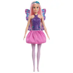 BARBIE - Dreamtopia Bailarina Hada - Pelo Rosa - Alas Morada