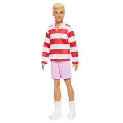 BARBIE - Fashionista Ken - 241 - Camisa Rayas + Short Rosa