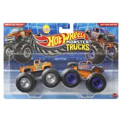 HOT WHEELS - Monster Trucks 1:64- 1956 Hi-Tail Hauler Vs 2017 Ford Raptor