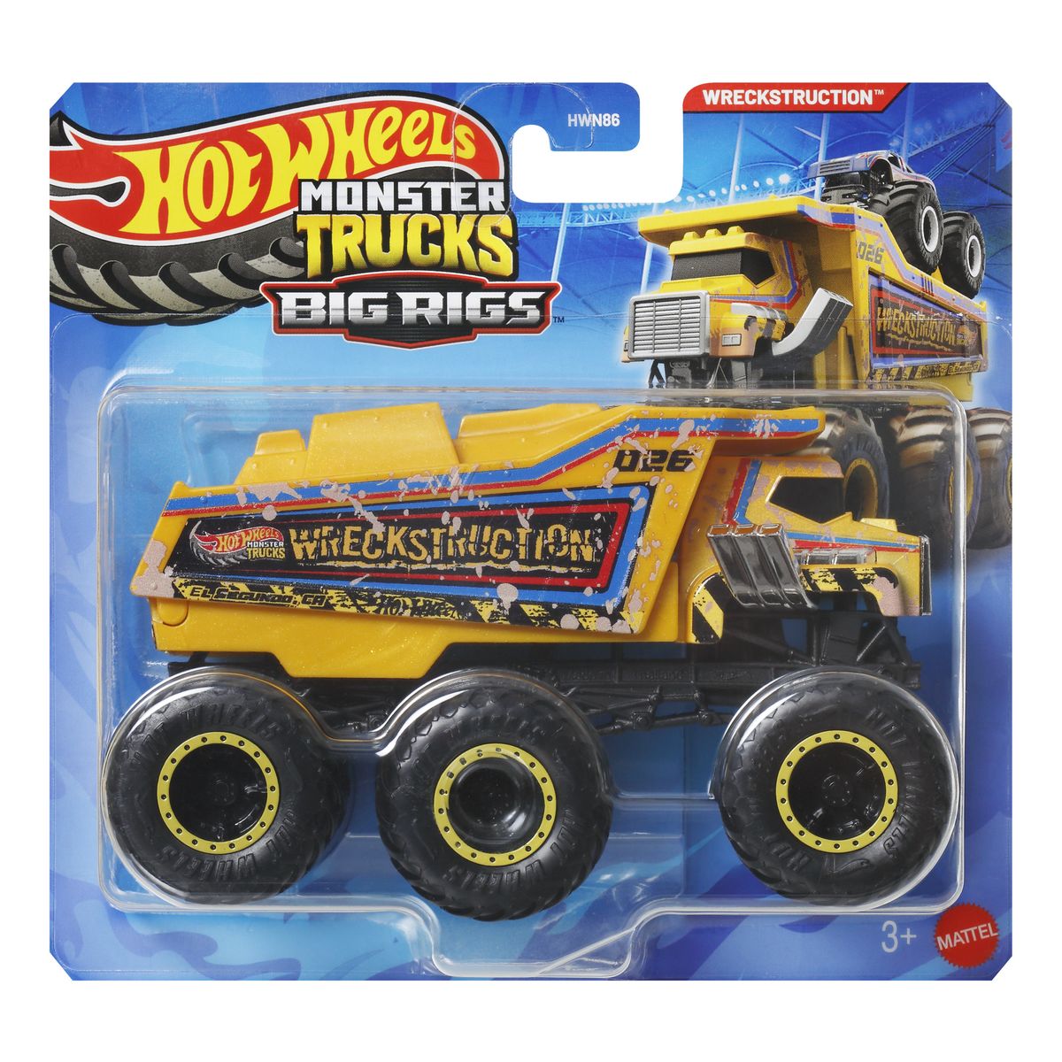 HOT WHEELS - Hot Wheels Camiones Remolque Escala 1:64 - Wreckstruction