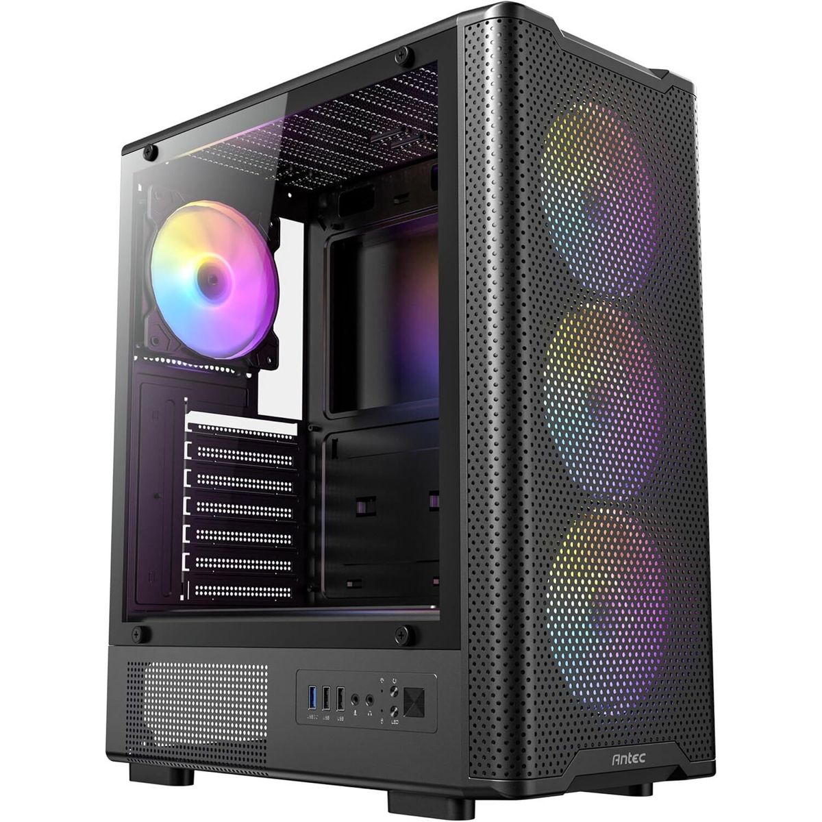 GENERICO - Gabinete - Antec VX310 ARGB - S/Fuente - ATX 4 ventiladores