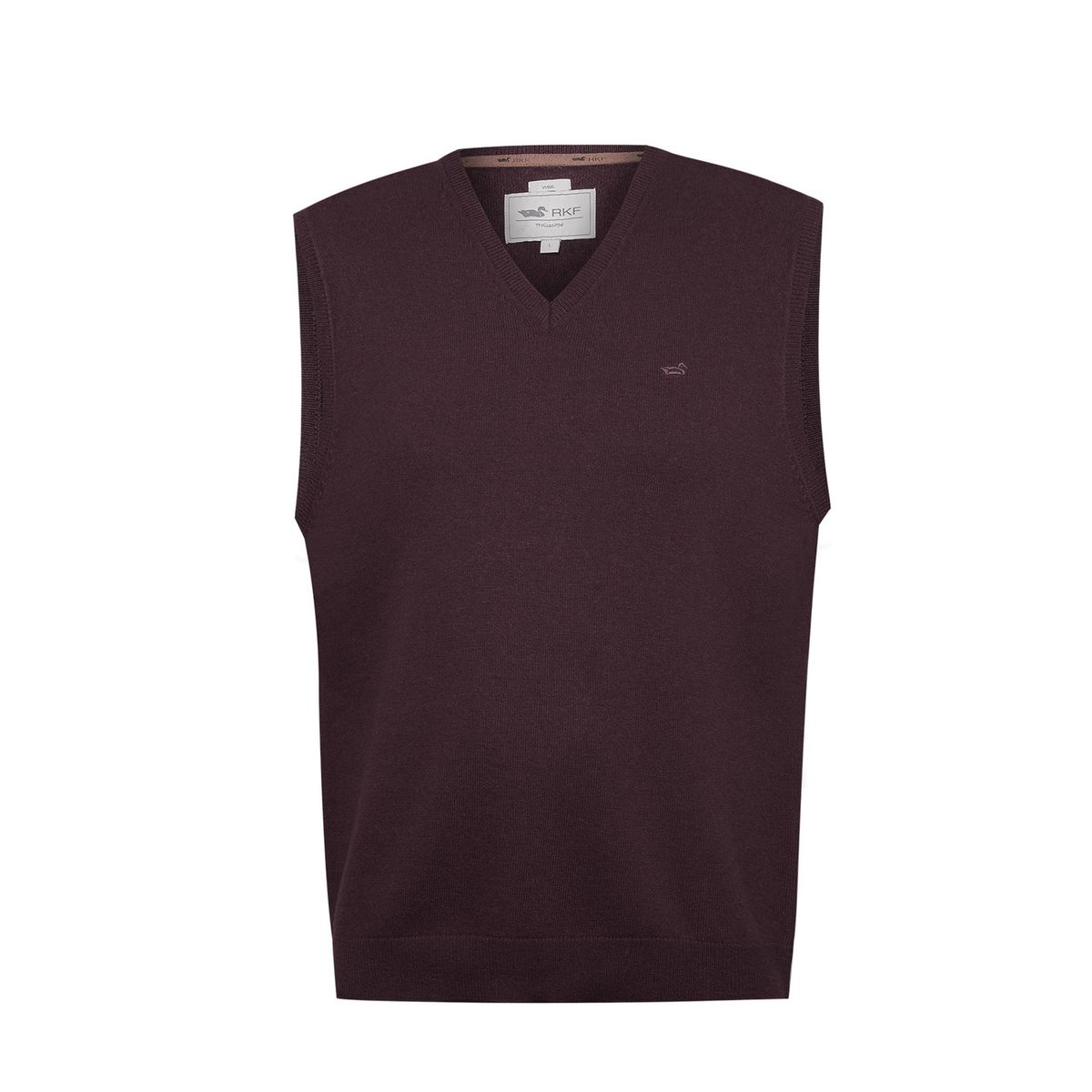 ROCKFORD - Chaleco Sin Mangas Lana Hombre Vestswin Burdeo ROCKFORD