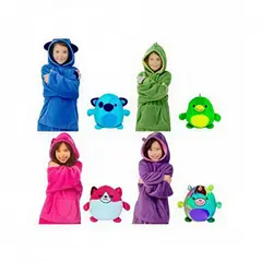 MOVI - Polerón Peluche Sherpa Infantil Unisex - Abrigado, Suave y Talla Única NIÑO