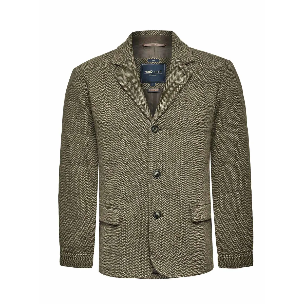 ROCKFORD - Chaqueta Lana Hombre Lewis Verde ROCKFORD