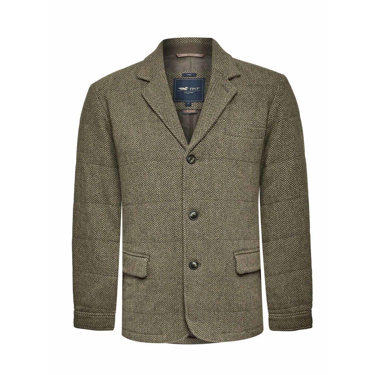 ROCKFORD - Chaqueta Lana Hombre Lewis Verde ROCKFORD