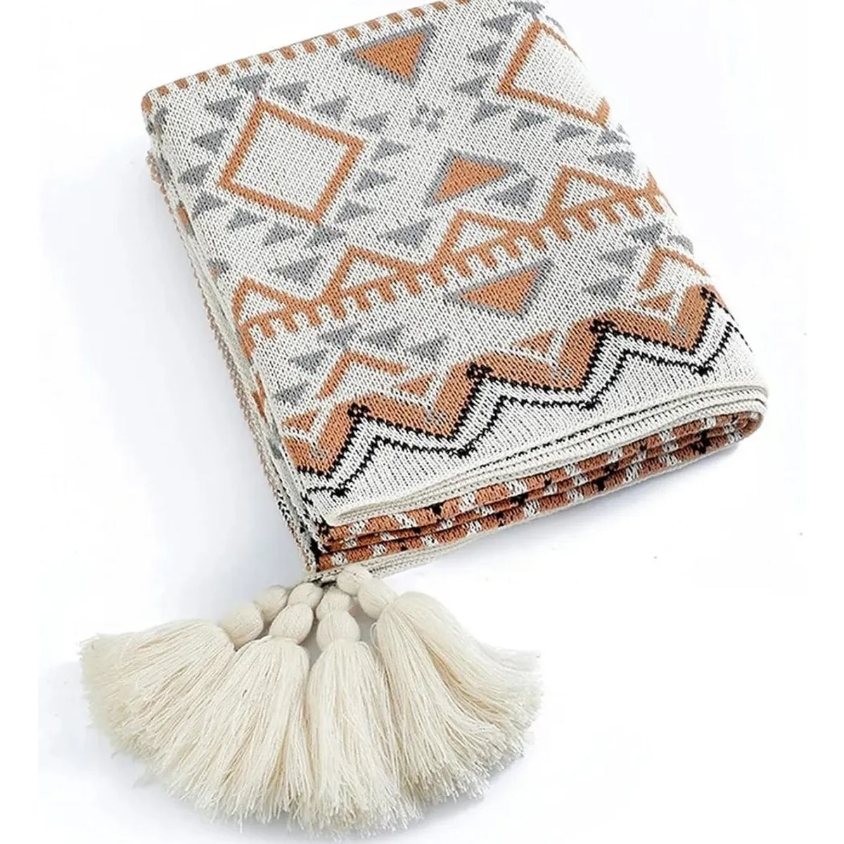 GENERICO - Manta de Sofá Decorativa en Material Suave Similar a la Cachemira  Estilo y Confort para Sala