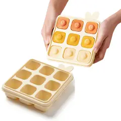 GENERICO - Cubeta Molde De Silicona Con Tapa Para Hielo Alimentos
