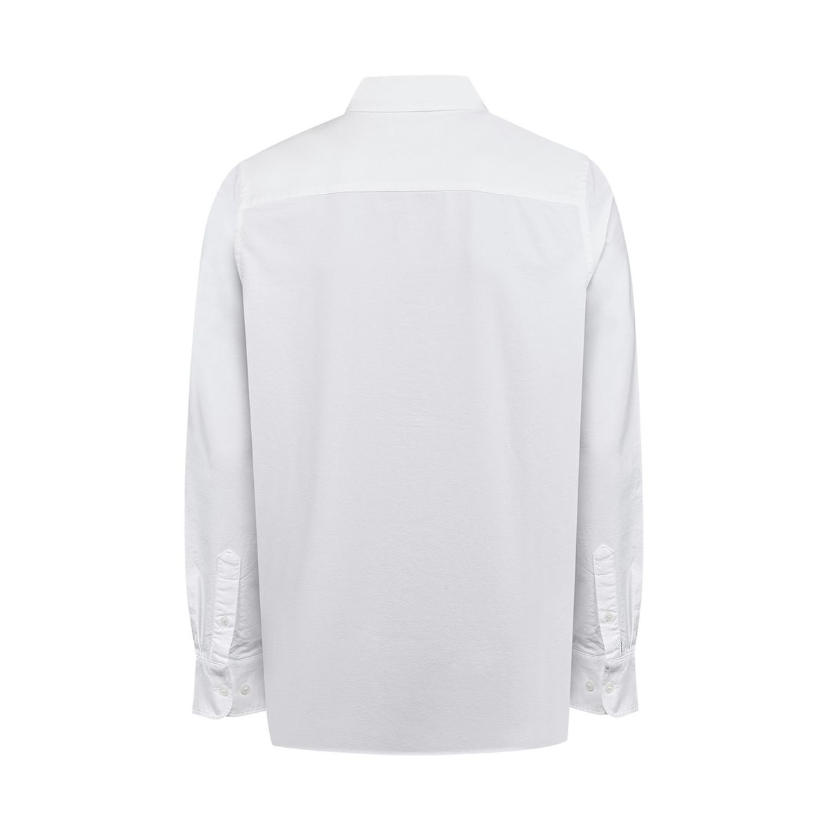 ROCKFORD - Camisa Algodón Orgánico Hombre Oxford Blanco ROCKFORD