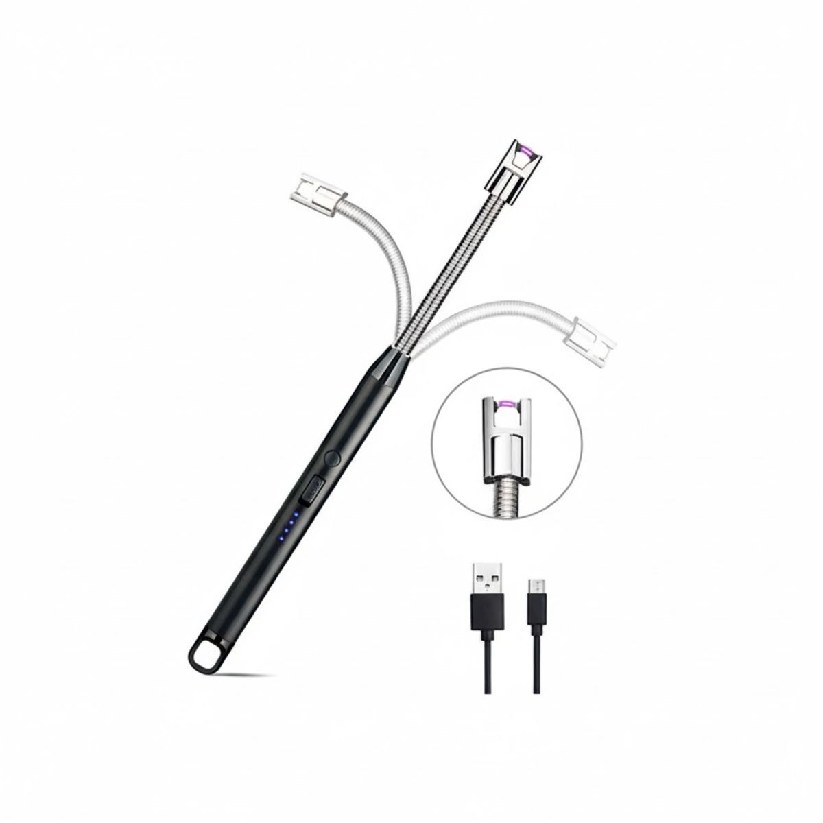 GENERICO - Encendedor Eléctrico Recargable Portátil Usb Para Cocina