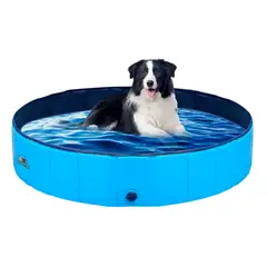 ESHOPANGIE - Piscina Plegable Para Mascotas Niños Pvc Resistente 120x30cm