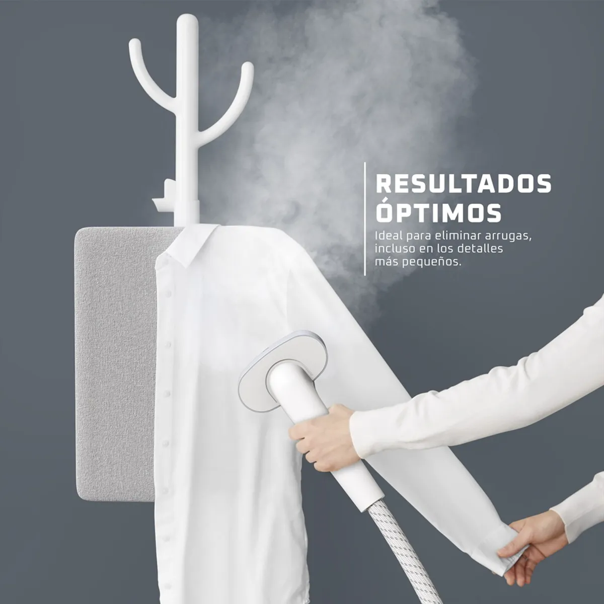 ROWENTA - Plancha Vapor Vertical Origin Blanca Rowenta