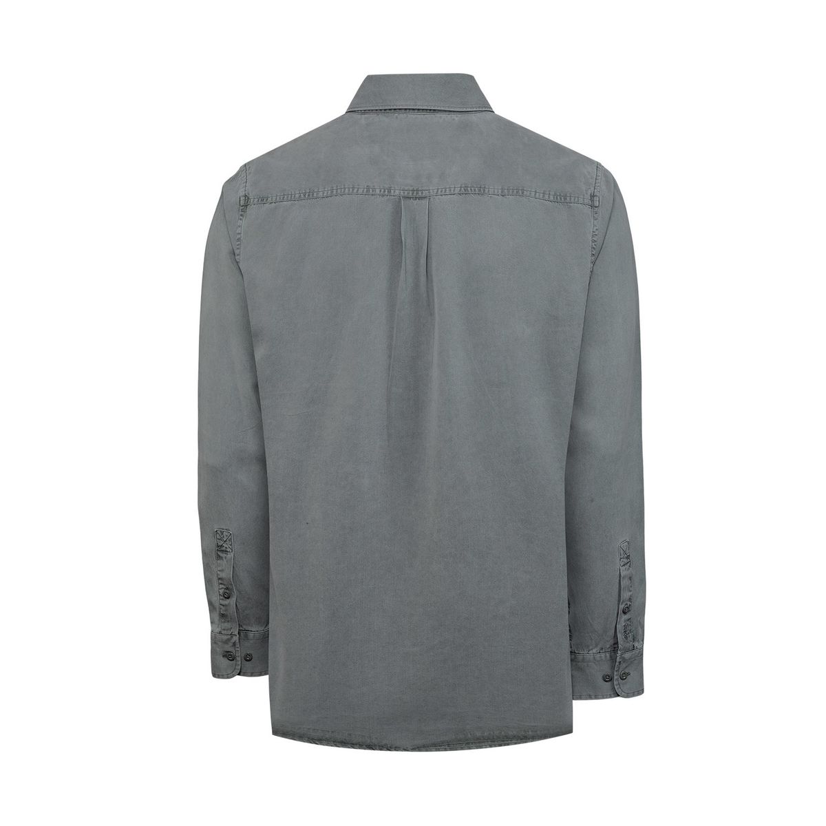 ROCKFORD - Camisa Tencel Hombre Tencel Gris ROCKFORD