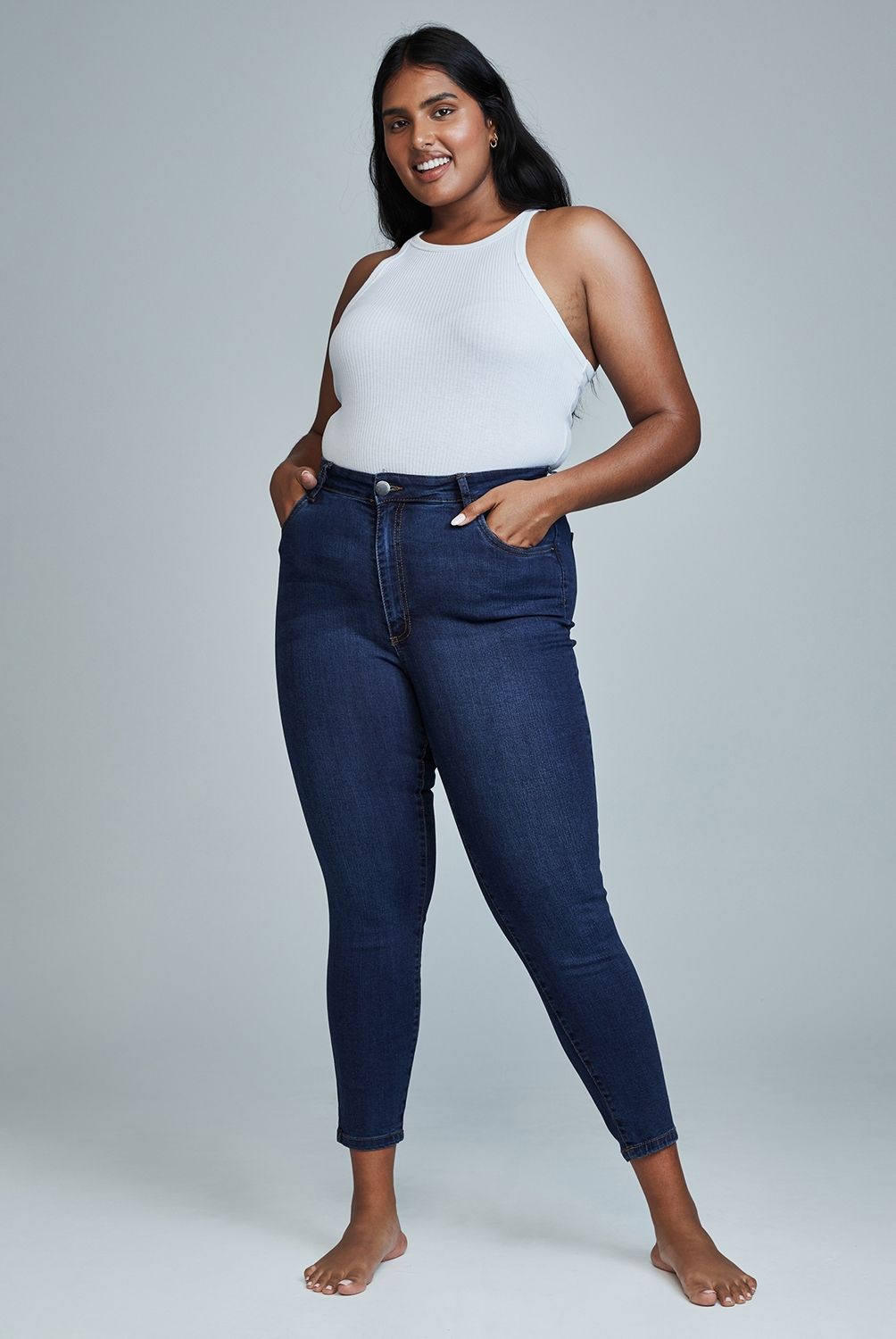 COTTON ON - Jeans Curve High Rise Skinny Mujer Cotton On