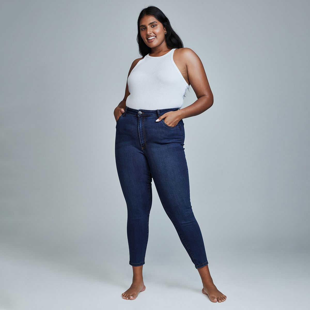 COTTON ON - Jeans Curve High Rise Skinny Mujer Cotton On