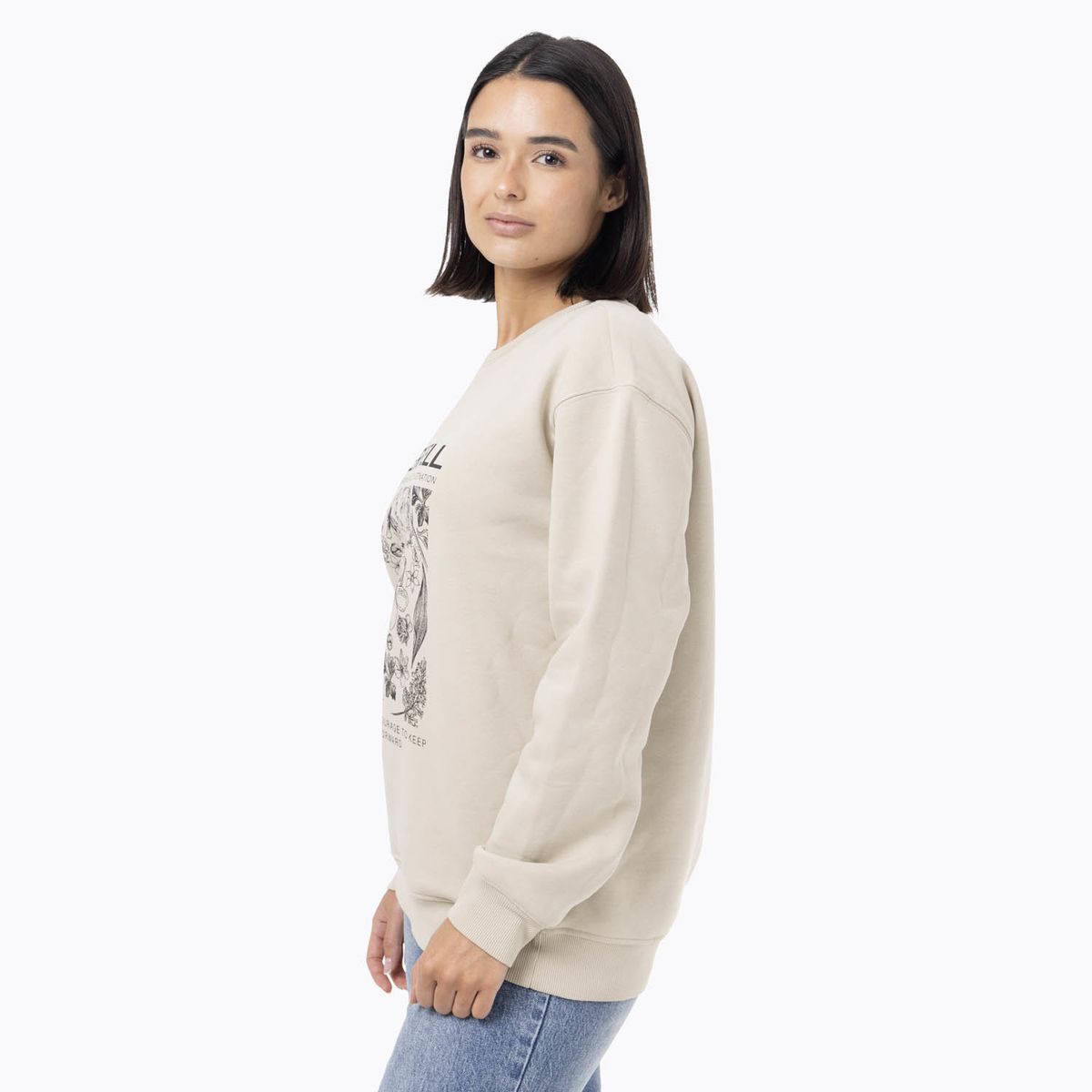 MERRELL - Polerón Mujer Cotton Bloom Beige MERRELL