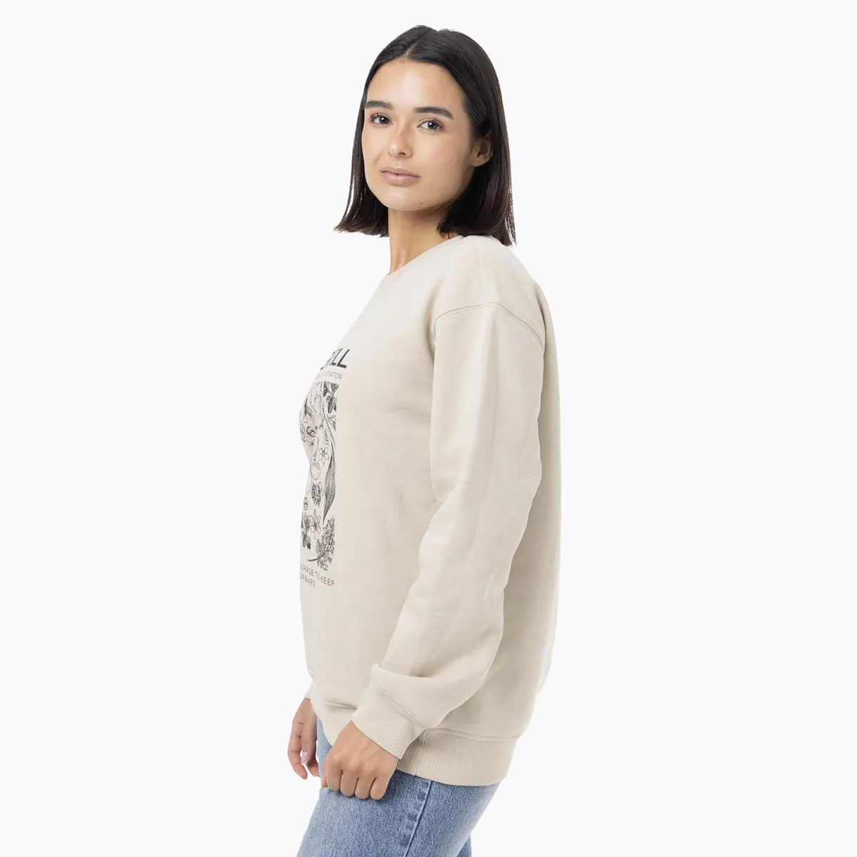 MERRELL - Polerón Mujer Cotton Bloom Beige MERRELL