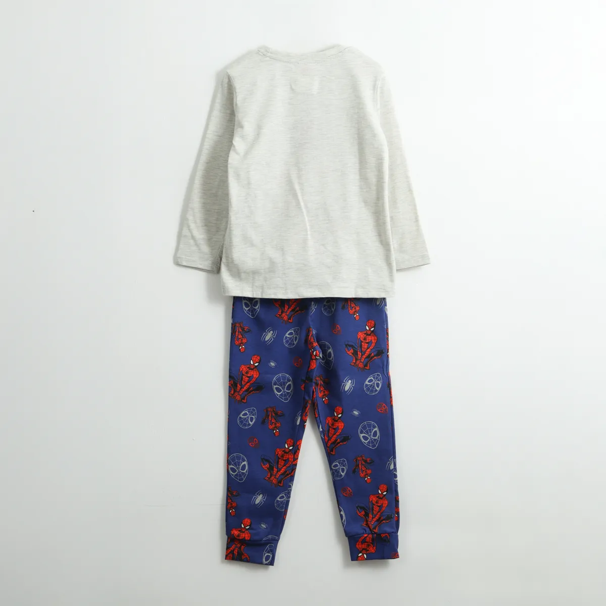 MARVEL - Pijama Manga Larga Niño Spiderman Print Gris Marvel