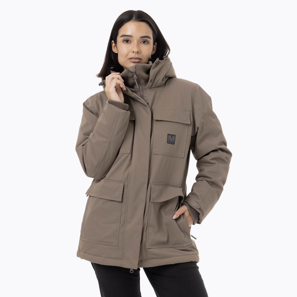 MERRELL - Parka Mujer Long Café MERRELL