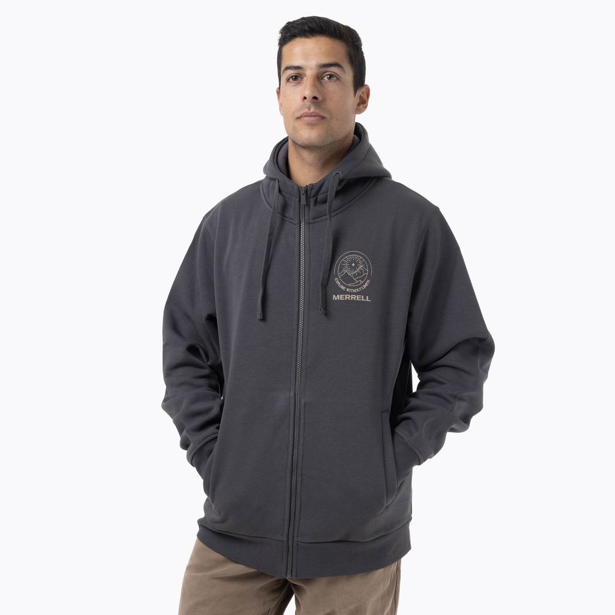 MERRELL - Polerón Hombre Lexyos Gris Oscuro MERRELL