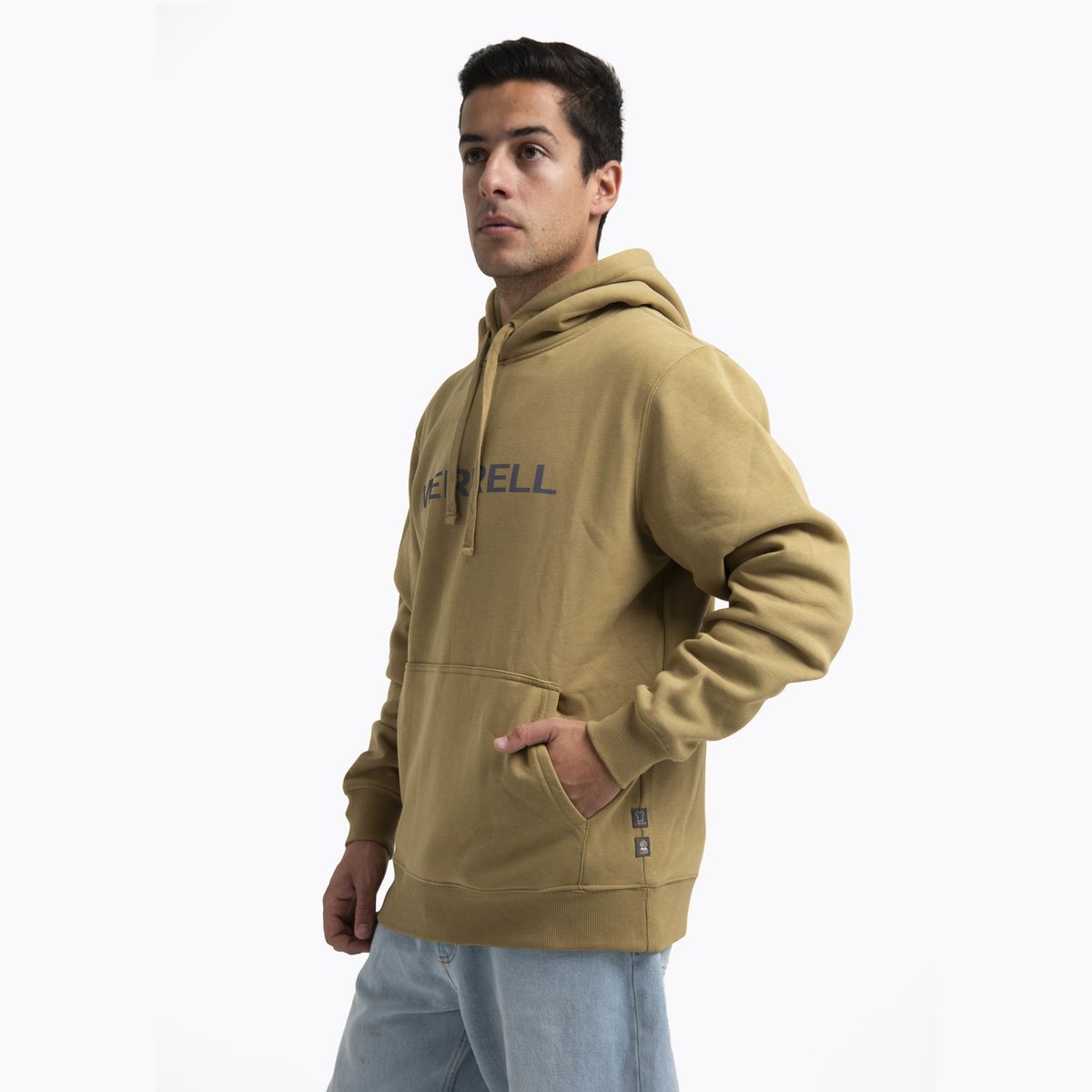MERRELL - Polerón Hombre Logo Hoodie Mostaza MERRELL