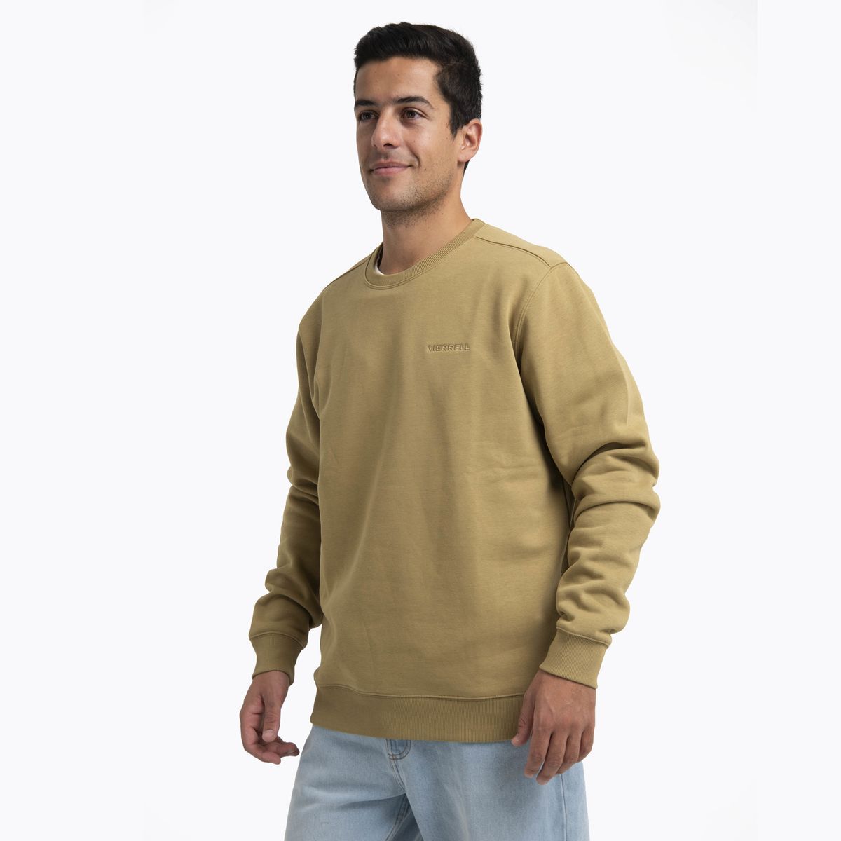 MERRELL - Polerón Hombre Heritage Crew Mostaza MERRELL