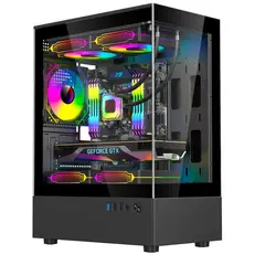 GENERICO - Gabinete - EsGaming H60-BK - SFuente - m-ATX - Negro