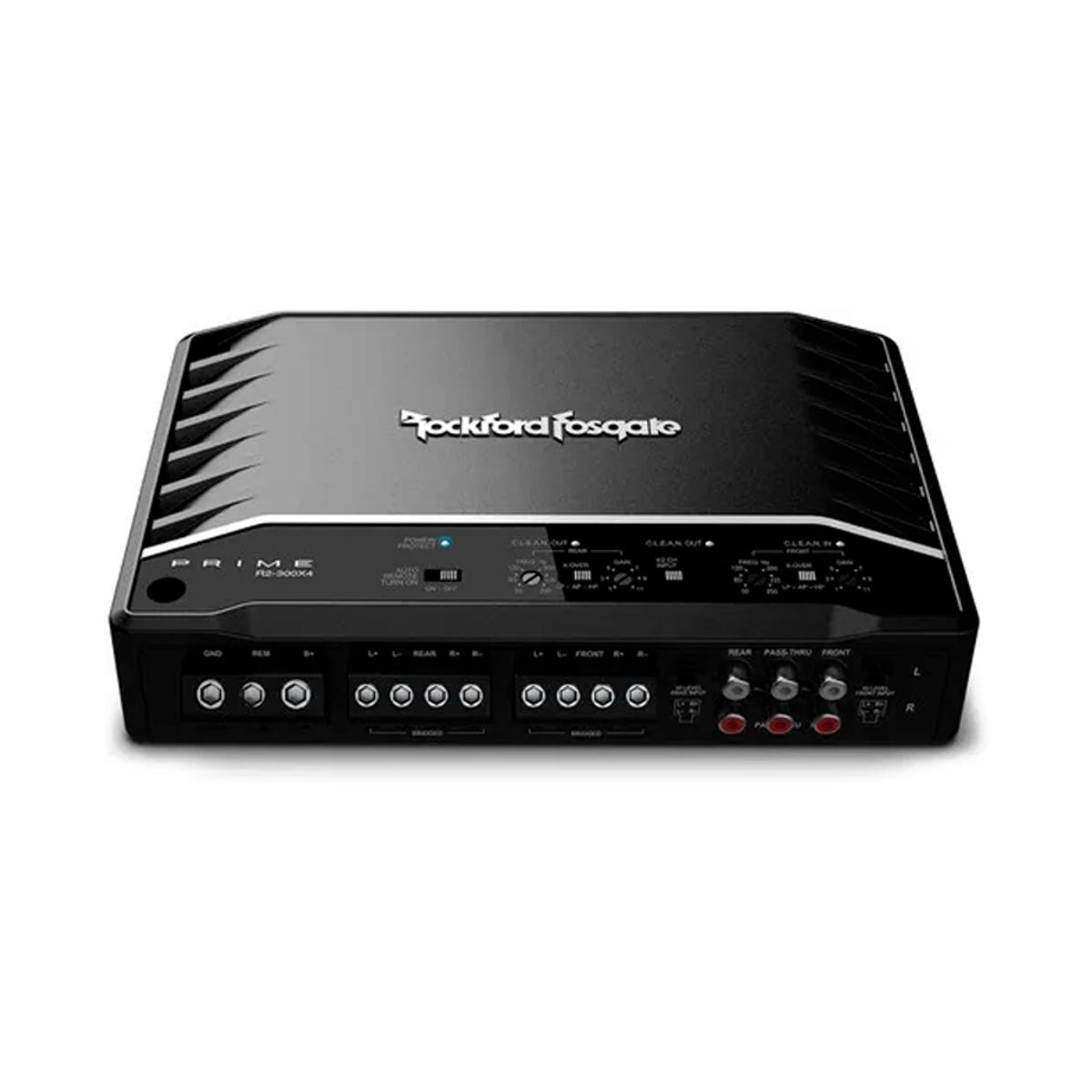 ROCKFORD FOSGATE - Amplificador 4 Canales Rockford Fosgate R2-300x4 Negro Clase D 300W