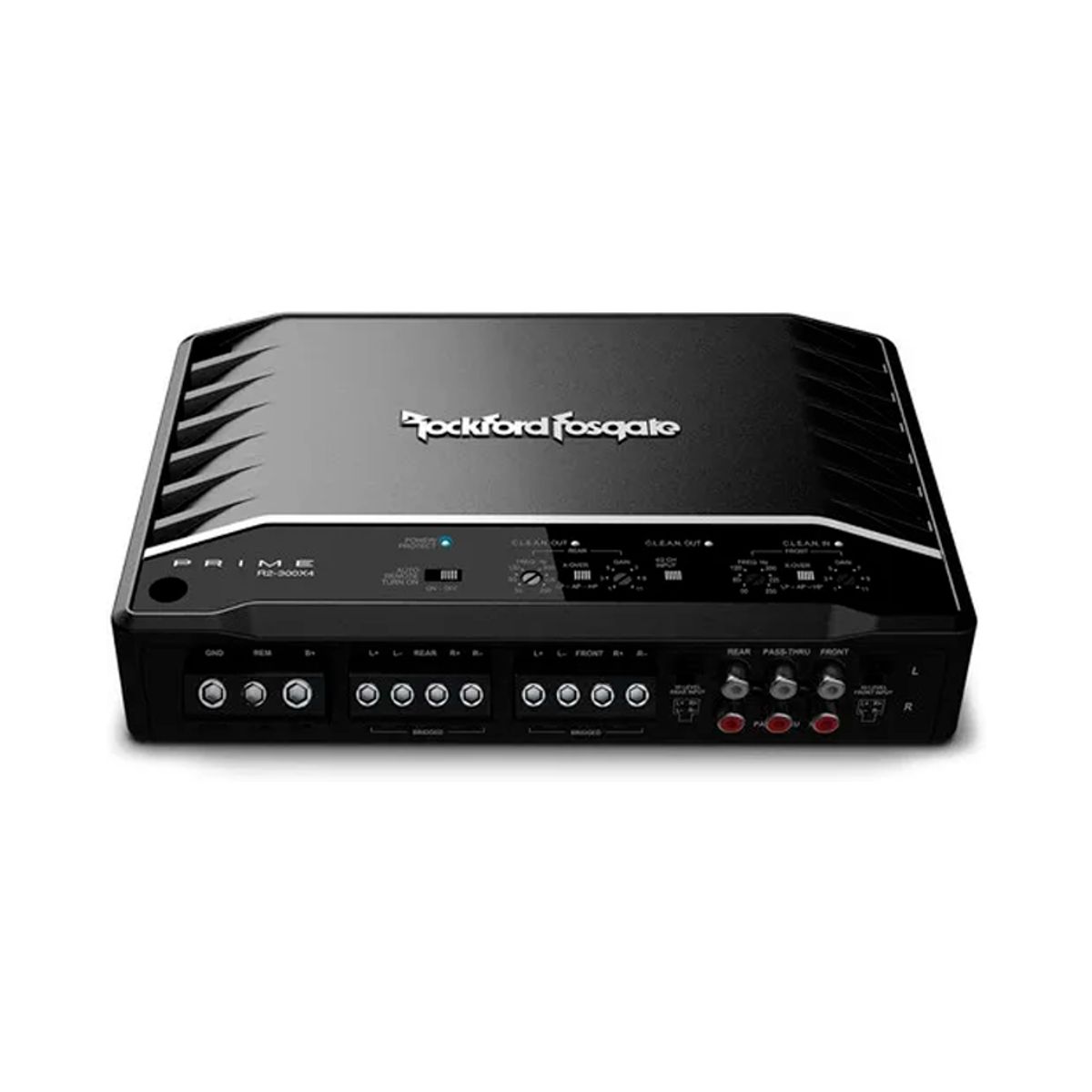 ROCKFORD FOSGATE - Amplificador 4 Canales Rockford Fosgate R2-300x4 Negro Clase D 300W