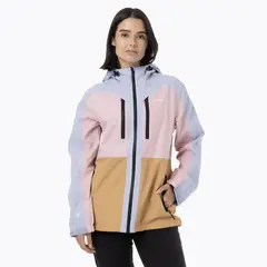 MERRELL - Impermeable Mujer Full Zipper Hardshell Celeste