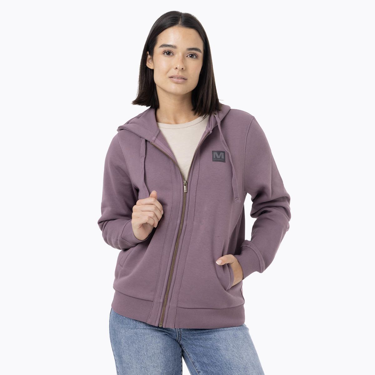 MERRELL - Polerón Mujer Fz Hoodie Morado MERRELL
