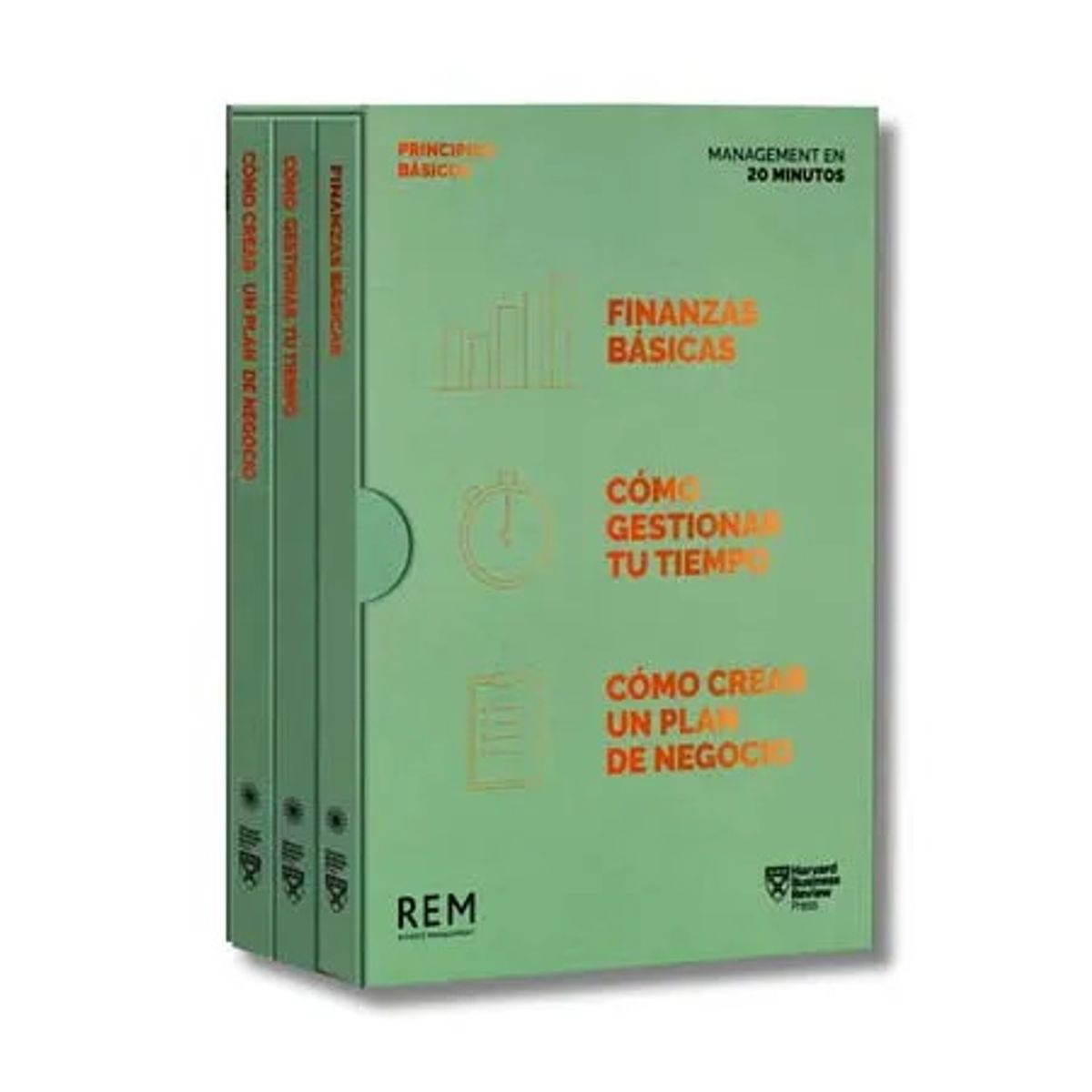 ANTARTICA LIBROS - Estuche Principios Basicos Management En 20 Minutos