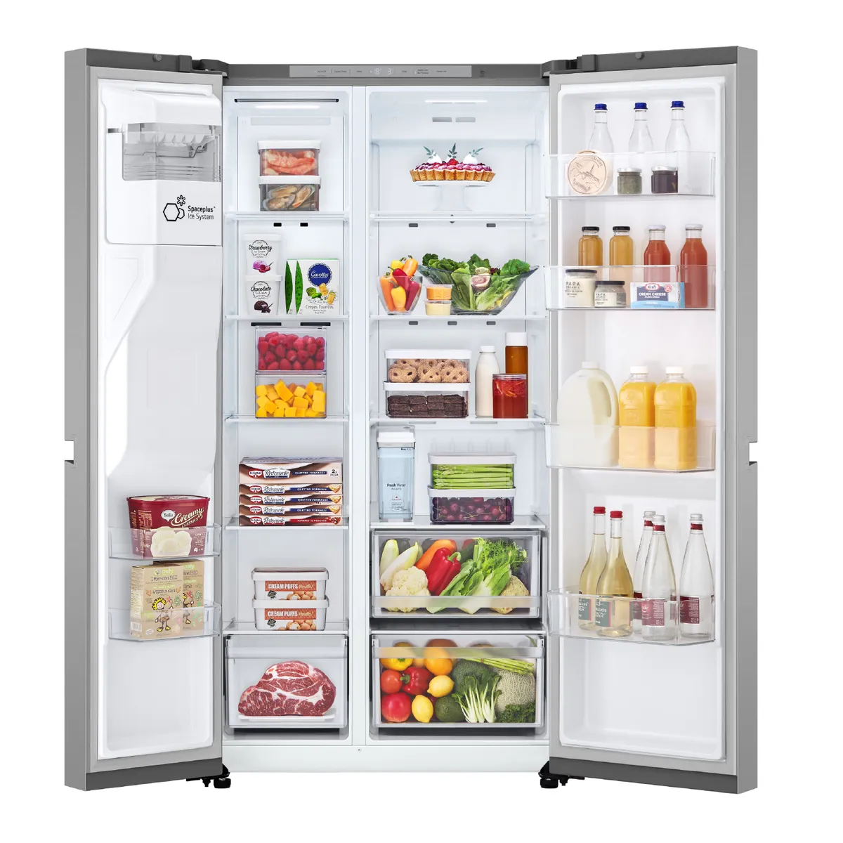 LG - Refrigerador Side by Side 638L Smart Inverter GS66SPY