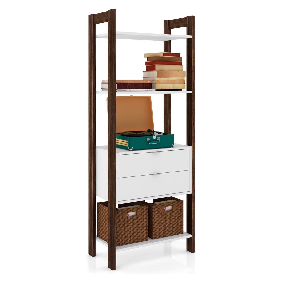 TECNOMOBILI - Gabinete 2 Cajones 166X65X36 Tecnomobili