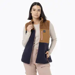 MERRELL - Polar Sin Mangas Mujer Sherpa Reversible Azul