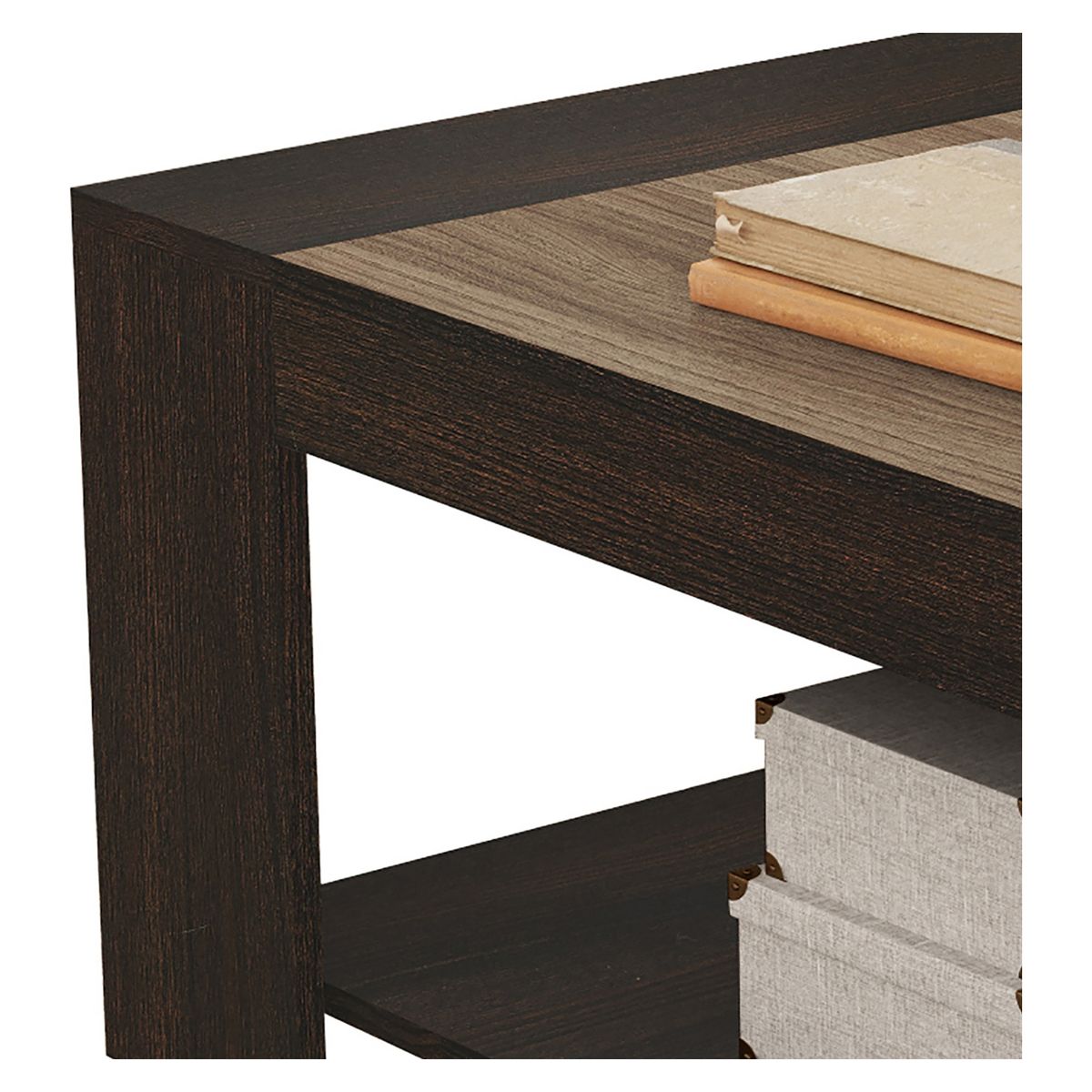 TECNOMOBILI - Mesa De Centro Tabaco Rectangular Tecnomobili