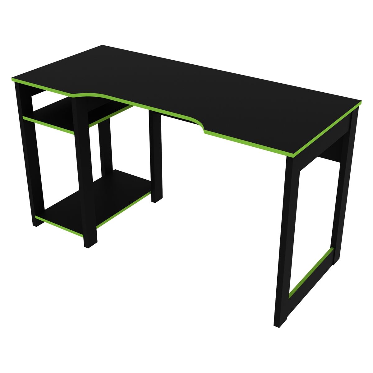 TECNOMOBILI - Mesa Gamer Negro/Verde Me4152 Tecnomobili