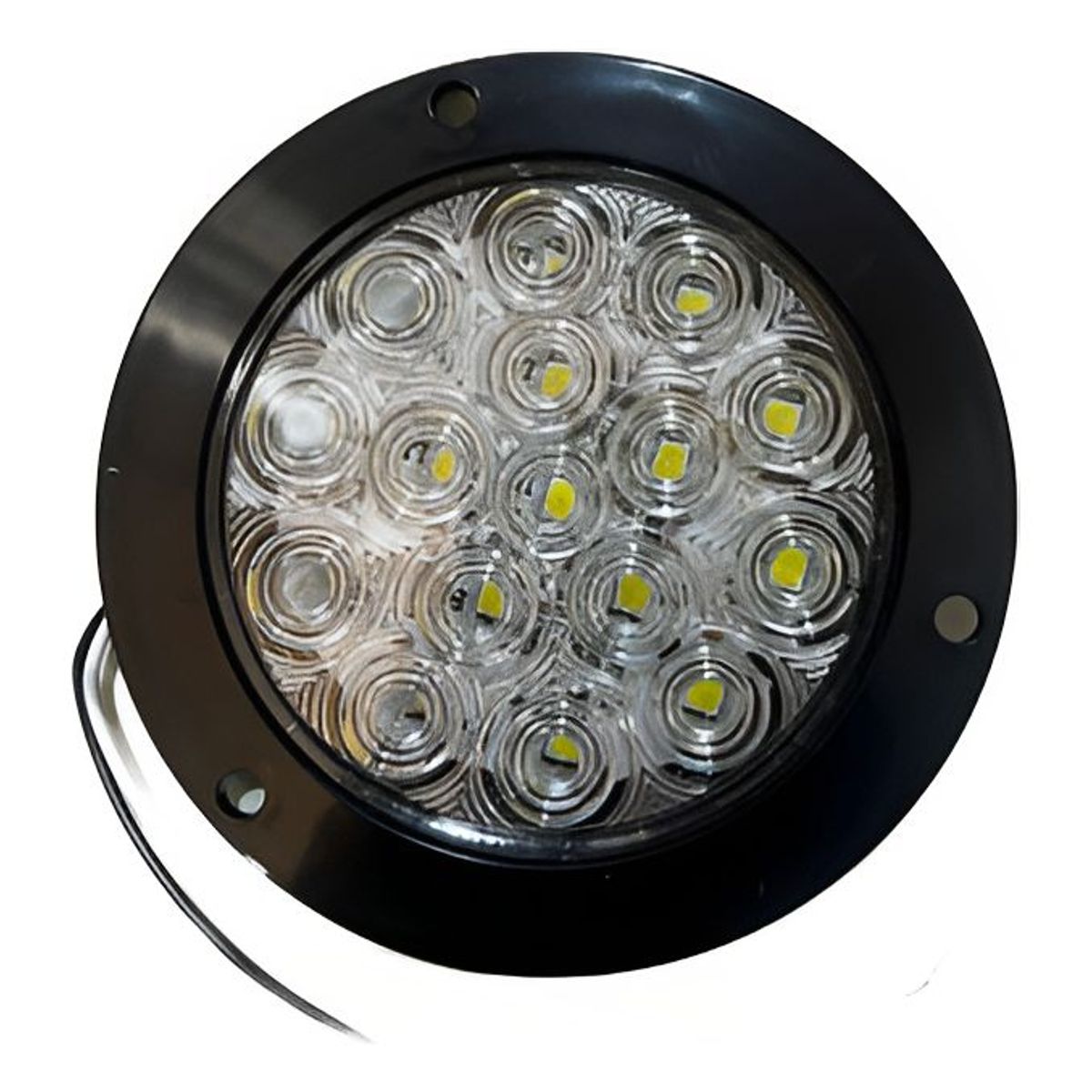 GENERICO - FOCO LED BLANCO 4 PULGADAS APERNABLE BIVOLTAJE RAMPLA REMOLQUE